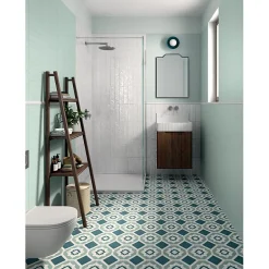 Aelle Carrelage Carrelage sol / mur effet ciment vieilli 20x20 cm TERRA ART GEOMETRIA O.C