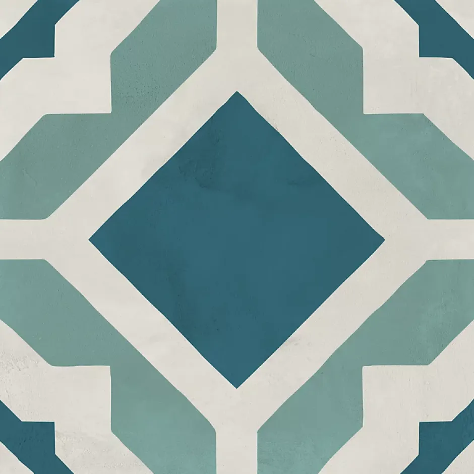 Aelle Carrelage Carrelage sol / mur effet ciment vieilli 20x20 cm TERRA ART GEOMETRIA O.C