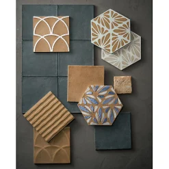 Aelle Carrelage Carrelage sol / mur effet ciment beige 20x20 cm NASSAU CREMA