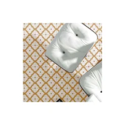 Carrelage sol / mur effet ciment jaune 20x20 cm MAORI LADAKHI JAUNE-Aelle Carrelage Online