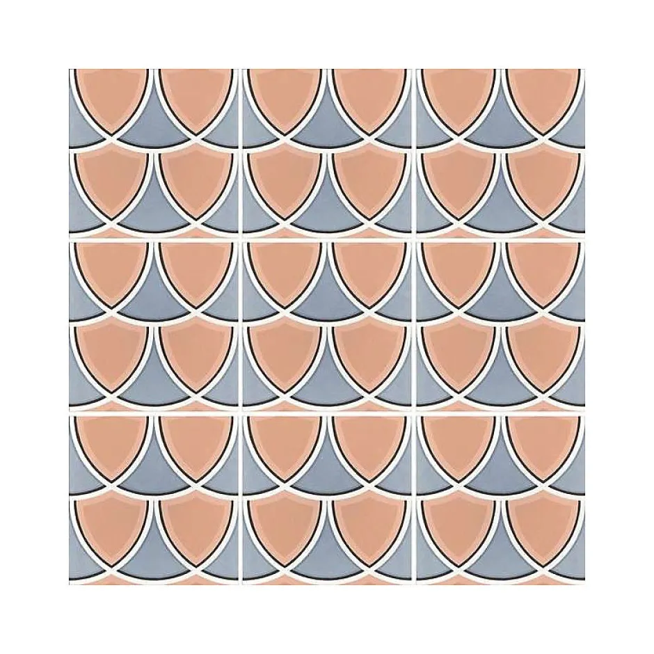 Eiffel art construction Carrelage sol / mur effet ciment 20x20 cm CAPRICE DECO ISLAND COLOURS(vendu par boite de 1m2)