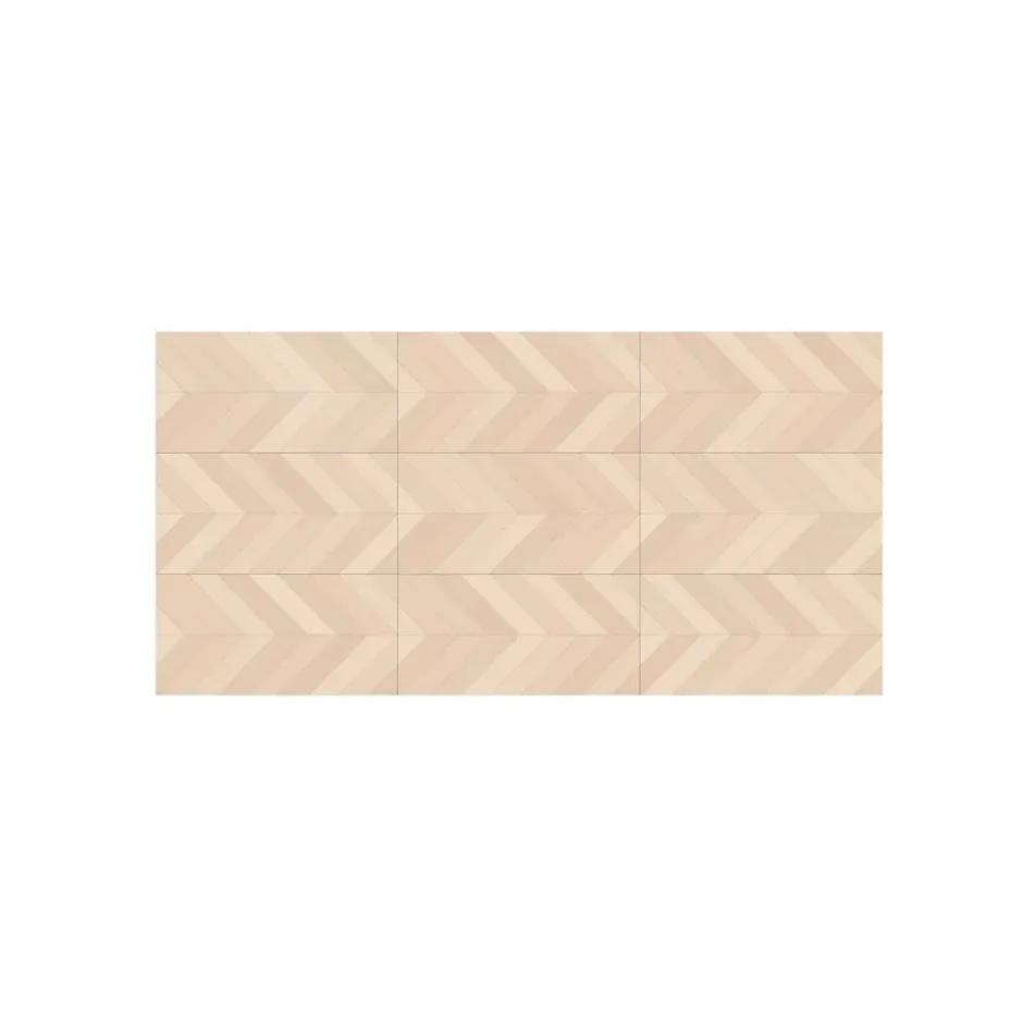 Carrelage sol / mur effet béton design chevron beige 60x120 cm SEINE RILSE CREMA-Aelle Carrelage Best