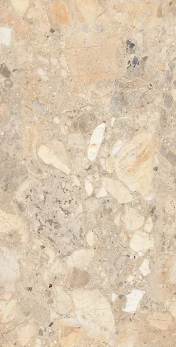 Limcaro Carrelage sol / mur effet marbre beige BRIZEIT BEIGE l.60 x L.120 cm Brillant