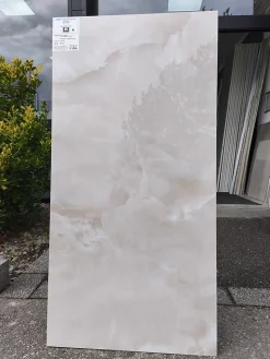 Bien Seramik Carrelage sol / mur effet marbre gris GEMME PEARL l.60 x L.120 cm Brillant