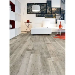 Carrelage sol / mur effet bois vieilli 14,4 x 89,3 cm FARO R CENIZA-Aelle Carrelage