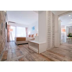 Carrelage sol / mur effet bois vieilli 14,4 x 89,3 cm FARO R CENIZA-Aelle Carrelage