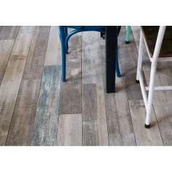 Carrelage sol / mur effet bois vieilli 14,4 x 89,3 cm FARO R CENIZA-Aelle Carrelage