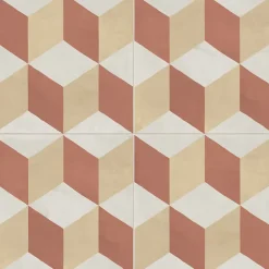 Carrelage sol / mur effet ciment vieilli 20x20 cm TERRA ART CUBO T.C-Aelle Carrelage Clearance