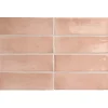 Carrelage sol / mur effet zellige bejmat marocain 5X15 cm rose brillant 5X15 cm COCO ORCHARD PINK WALL-Aelle Carrelage New