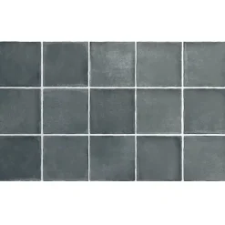 carrelage sol / mur effet zellige bejmat bleu 10x10 cm mate ARGILE GLACIER 10x10 cm-Aelle Carrelage Best