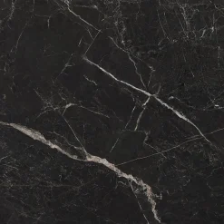 Carrelage sol / mur effet marbre noir 60x60 cm mate - MYK- ST LAURENT-Aelle Carrelage New