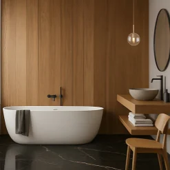 Carrelage sol / mur effet marbre noir 60x60 cm mate - MYK- ST LAURENT-Aelle Carrelage New