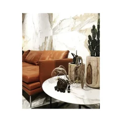 Carrelage sol / mur effet marbre blanc lame 19,4x120 cm NIKOI KIRUNA-Aelle Carrelage Clearance