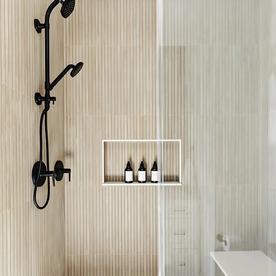 Carrelage sol / mur effet bois bambou relief 60x120 cm ARTWOOD RIBBON BONE-Aelle Carrelage Sale