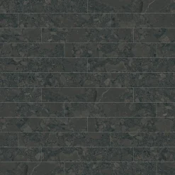 Aelle Carrelage Carrelage sol / mur effet terrazzo noir 19,4x120 cm BLACK SPACE