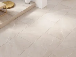 Carrelage sol / mur effet marbre beige LAGOM SAND l.60 x L.120 cm Mat-Limcaro New