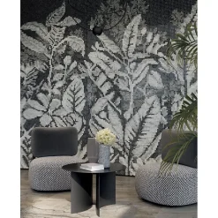 Aelle Carrelage Carrelage sol / mur effet marbre beun et gris 60x120 cm - SCULTOREA River grey J650