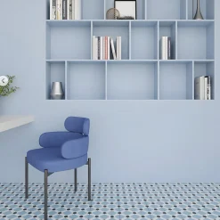 Aelle Carrelage Carrelage sol / mur effet ciment 20x20 cm 1900 PALAU CELESTE
