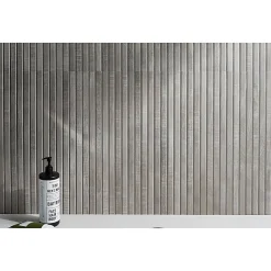 Carrelage sol / mur effet bois bambou à relief 60x120 cm ARTWOOD RIBBON GREY-Aelle Carrelage Hot