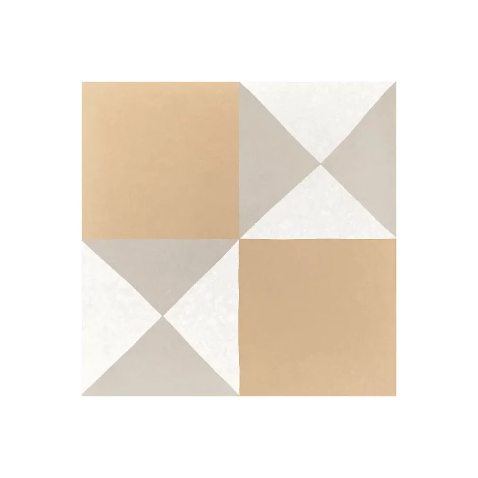 Carrelage sol / mur effet ciment 20x20 cm CAPRICE DECO CHESS PASTEL(vendu par boite de 1m2)-Eiffel art construction Hot