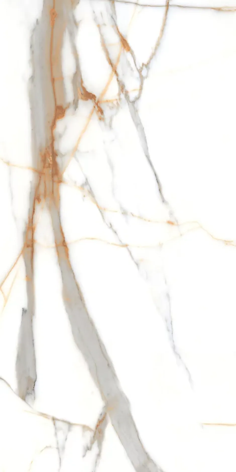 Limcaro Carrelage sol / mur effet marbre blanc VOLGA STATUARIO l.60 x L.120 cm Brilliant