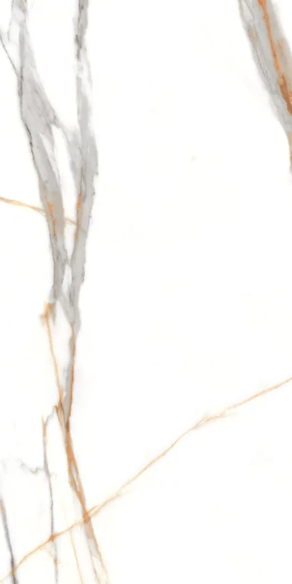 Limcaro Carrelage sol / mur effet marbre blanc VOLGA STATUARIO l.60 x L.120 cm Brilliant