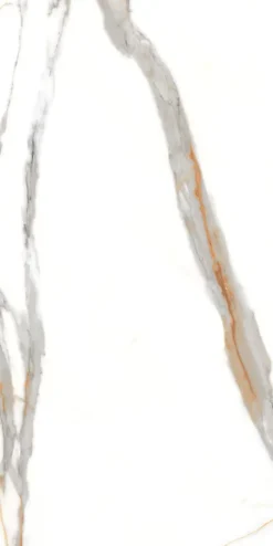 Limcaro Carrelage sol / mur effet marbre blanc VOLGA STATUARIO l.60 x L.120 cm Brilliant