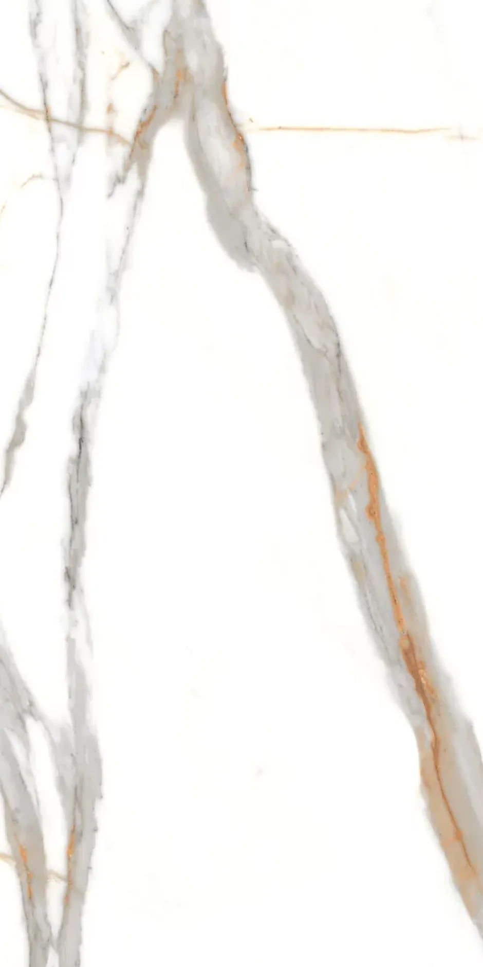 Limcaro Carrelage sol / mur effet marbre blanc VOLGA STATUARIO l.60 x L.120 cm Brilliant