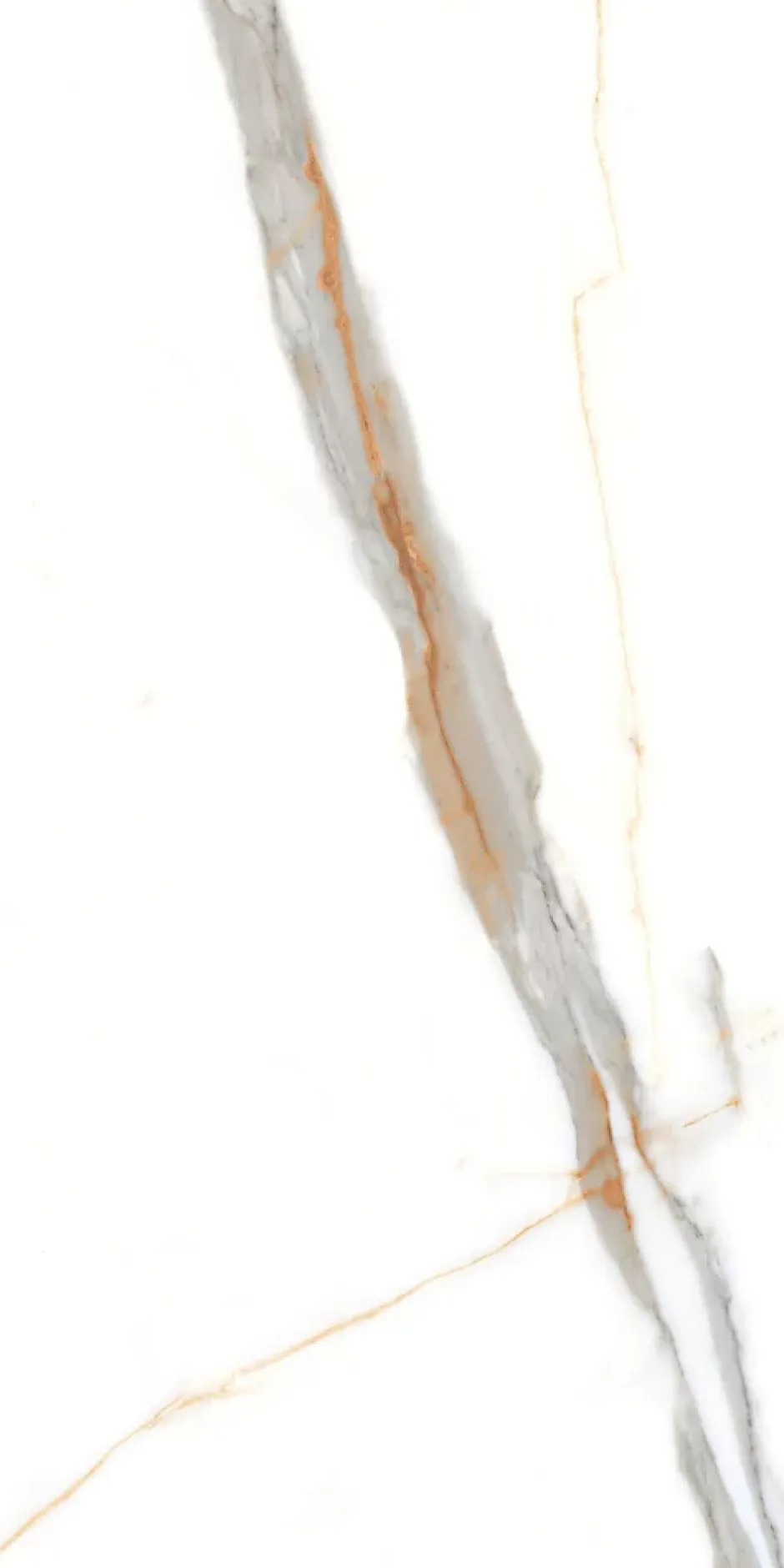 Limcaro Carrelage sol / mur effet marbre blanc VOLGA STATUARIO l.60 x L.120 cm Brilliant