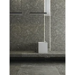 Carrelage sol / mur effet pierre gris anthracite 60x120 cm BETILO R DARK-Aelle Carrelage Best