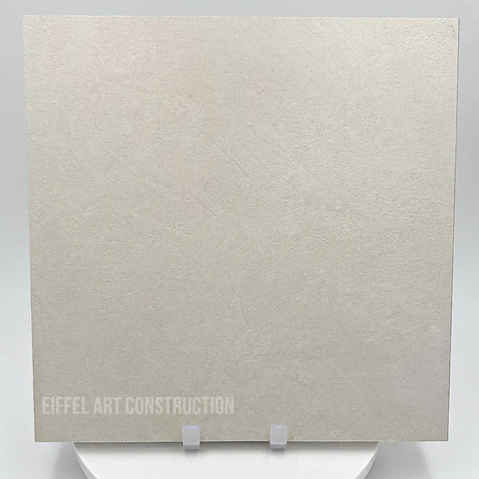 Aelle Carrelage Carrelage sol / mur effet béton ciré naturel 60x60 cm Boost natural Kaolin
