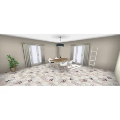 Aelle Carrelage Carrelage sol / mur effet ciment 20x20 cm CAPRICE DECO PATCHWORK PASTEL