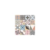 Carrelage sol / mur effet ciment 20x20 cm CAPRICE DECO PATCHWORK COLOURS (vendu par boite de 1m2)-Eiffel art construction Outlet
