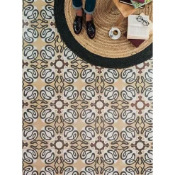 Aelle Carrelage Carrelage sol / mur effet ciment motif baroque 20x20 cm ALAMEDA SUANZES PARDO Carrelage