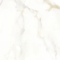 Carrelage sol / mur effet marbre blanc et beige 120x120 cm satiné - MYK-CARLO GOLD-Aelle Carrelage Online