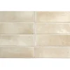 Carrelage sol / mur effet zellige bejmat marocain 5X15 cm crème beige brillant 5X15 cm COCO CANVAS WALL-Aelle Carrelage Hot