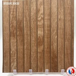 Carrelage sol / mur effet bois bambou à relief 60x120 cm ARTWOOD RIBBON NUT-Aelle Carrelage
