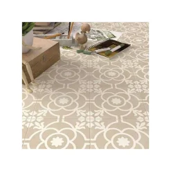 Carrelage sol / mur effet ciment 20x20 cm SVENSKA BLOMKNOPP SIENA-Aelle Carrelage Best