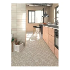 Carrelage sol / mur effet ciment 20x20 cm SVENSKA BLOMKNOPP SIENA-Aelle Carrelage Best