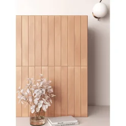 Aelle Carrelage Carrelage sol / mur effet terre cuite coloré terracotta 5x40 cm - CORSICA SUNDOWN CLAY