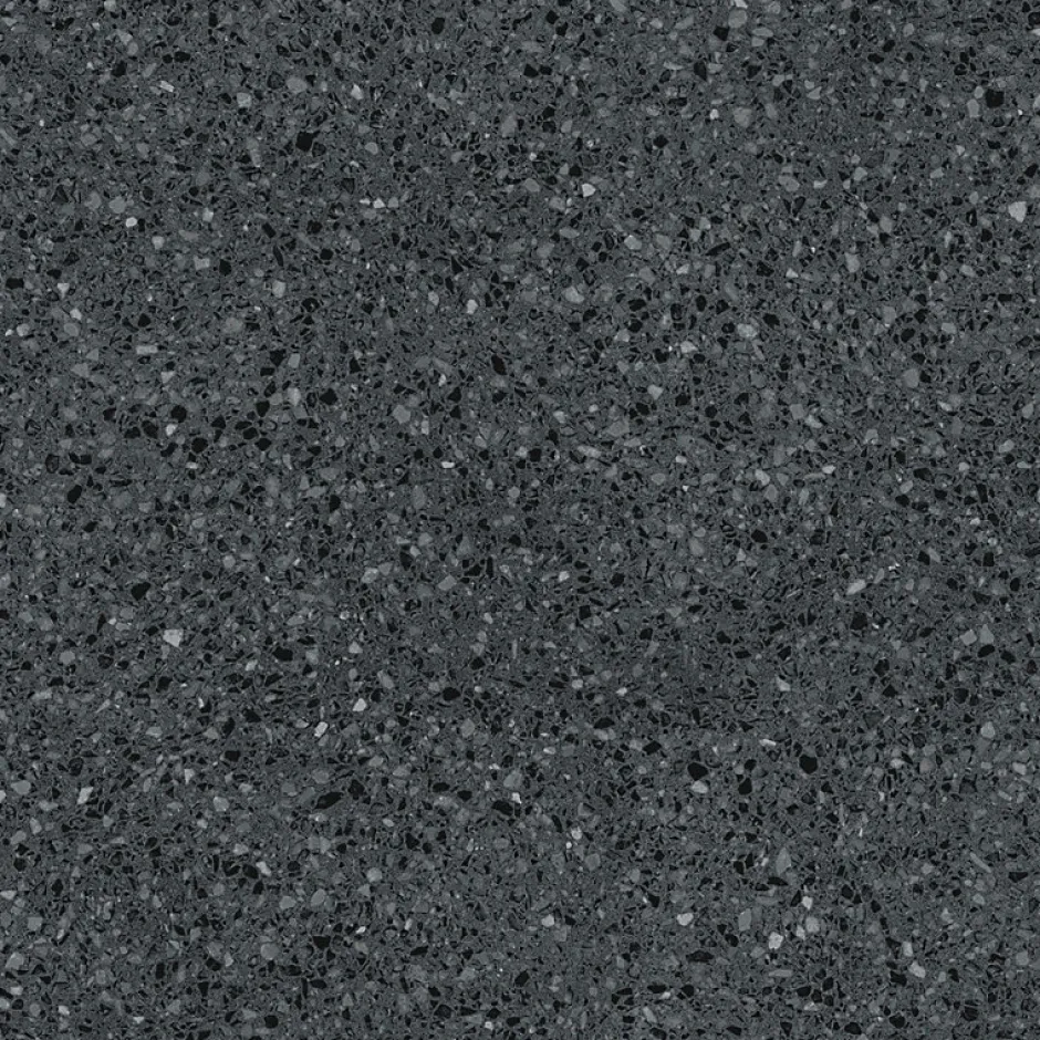 Aelle Carrelage Carrelage sol / mur effet terrazzo 80x80 cm NIZA-R Negro