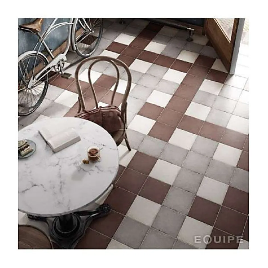 Aelle Carrelage Carrelage sol / mur effet béton 59,3x59,3cm blanc RIFT BLANCO