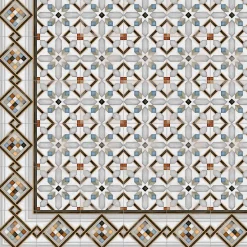 Aelle Carrelage Carrelage sol / mur effet ciment 20x20 cm VODEVIL POMBO 3 ANGLE