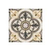 Aelle Carrelage Carrelage sol / mur effet ciment motif rosace 20x20 cm ART NOUVEAU MAJESTIC COLOUR
