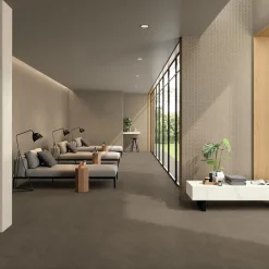 Carrelage sol / mur effet béton ciré naturel 60x60 cm Boost natural umber-Aelle Carrelage Discount