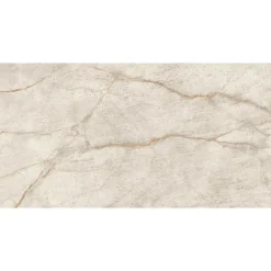Aelle Carrelage Carrelage sol / mur effet marbre 60x120 cm brillant Marvel Diva WHITE EVEREST