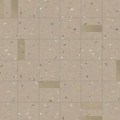 Carrelage sol / mur effet terrazzo 20x20 cm Croccante Eclair Avellana - Patchwork(vendu par boite de 1m2)-Eiffel art construction Clearance