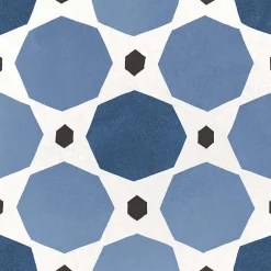 Carrelage sol / mur effet ciment 20x20 cm CAPRICE DECO SAPPHIRE COLOURS (vendu par boite de 1m2)-Eiffel art construction Online