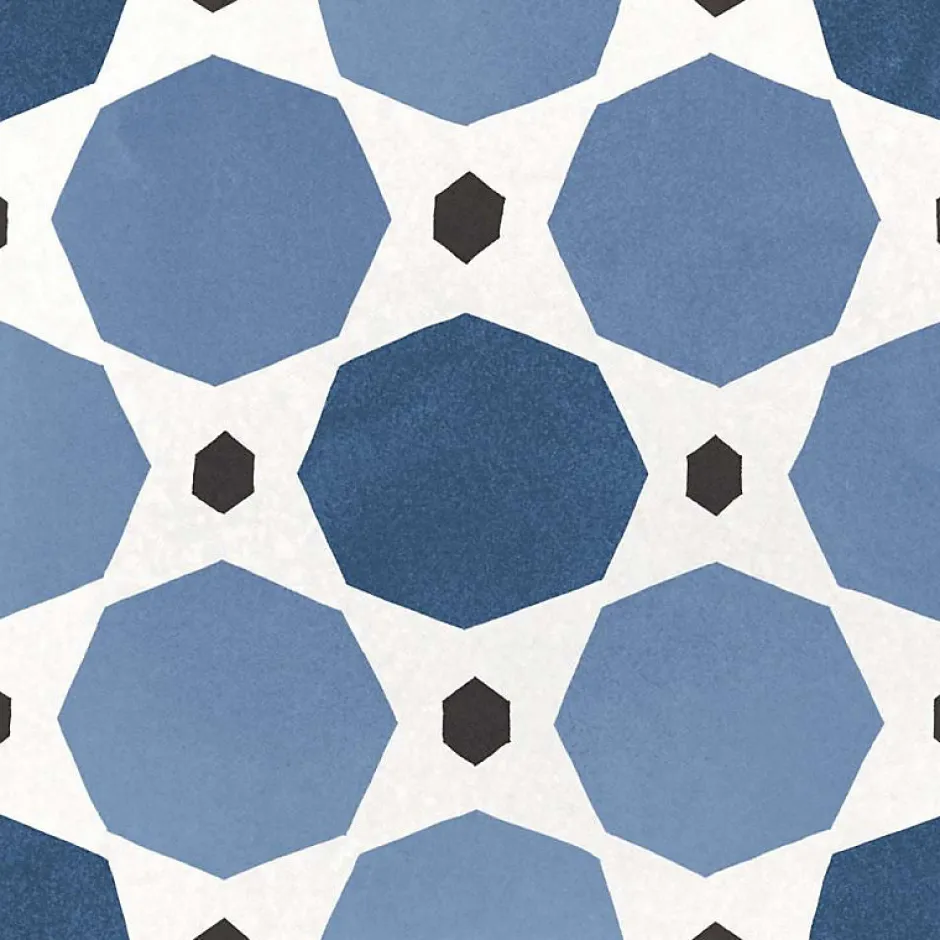 Carrelage sol / mur effet ciment 20x20 cm CAPRICE DECO SAPPHIRE COLOURS (vendu par boite de 1m2)-Eiffel art construction Online