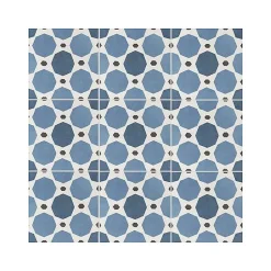 Carrelage sol / mur effet ciment 20x20 cm CAPRICE DECO SAPPHIRE COLOURS (vendu par boite de 1m2)-Eiffel art construction Online
